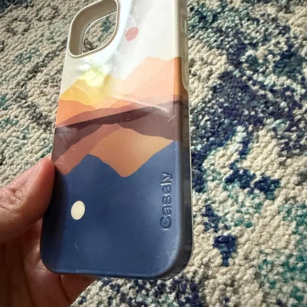 Unbranded Blue and Brown Phone-cases